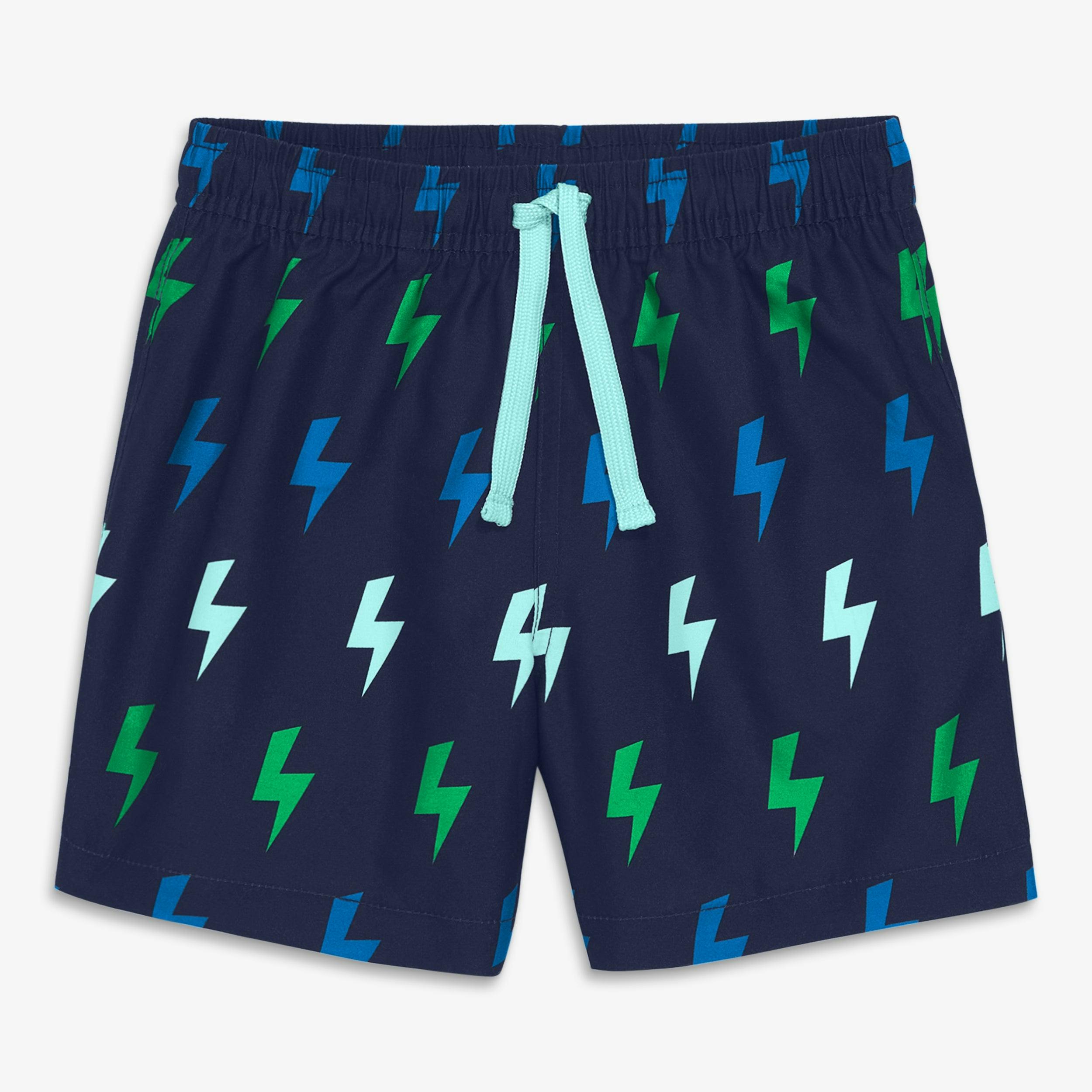 Kids swim trunk in mini bolts