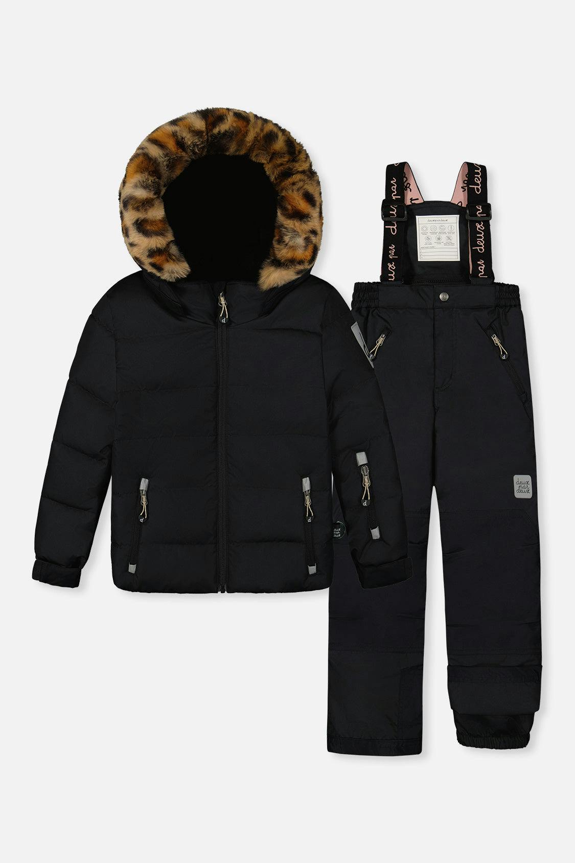 Two Piece Play Snowsuit Black