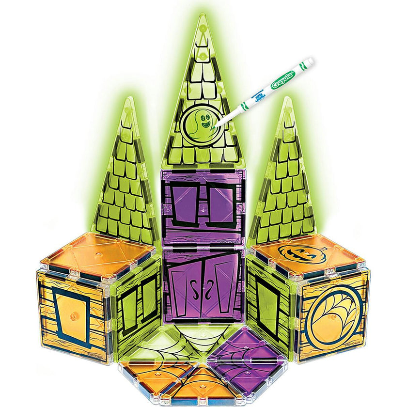 Crayola Halloween GLOW Doodle Magnetic Tile Set