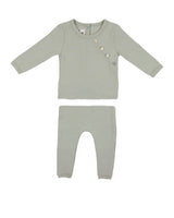 Boys Quilted Waffle 2-Piece Loungewear Set