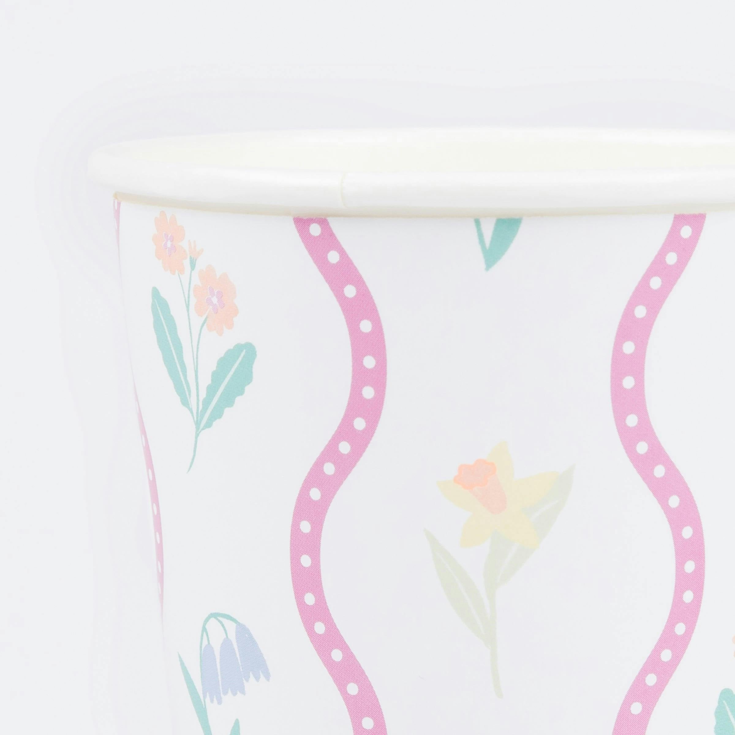 Bloomsbury Floral Pattern Cups
