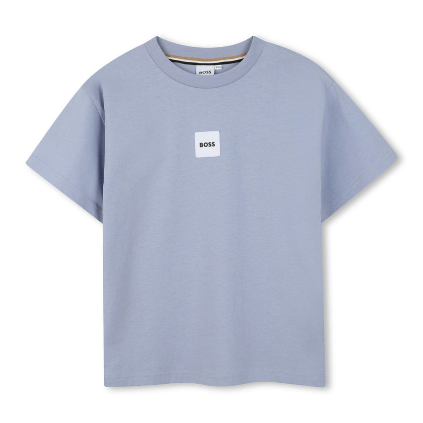 Light Blue Logo Short Sleeve T-Shirt