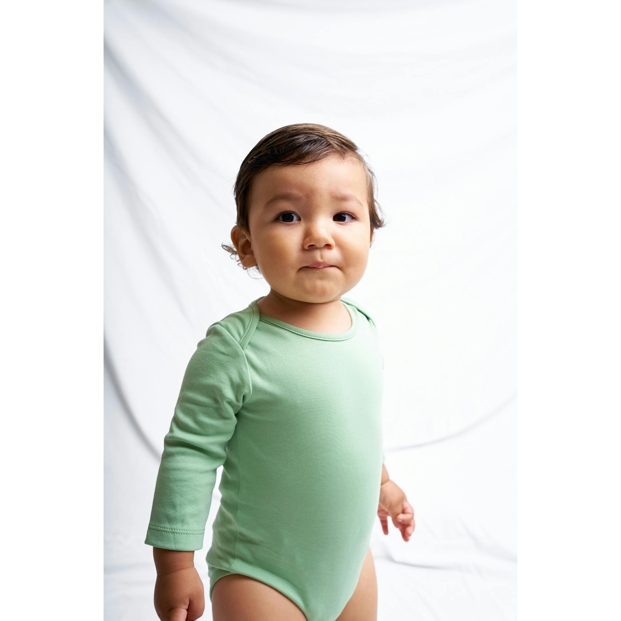 Pistacho Long sleeve bodysuit