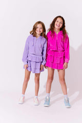 Happy Velour Set Hot Pink