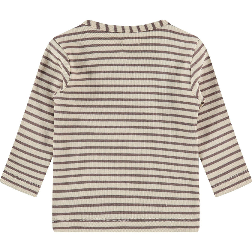 Knit Striped Long Sleeve Shirt