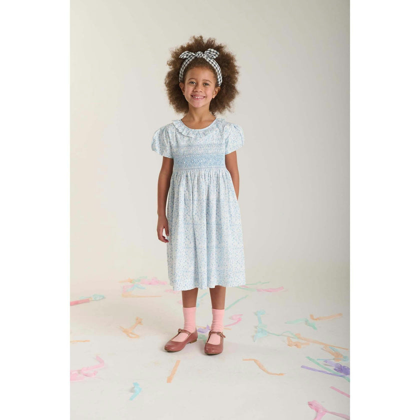 Hand-Smocked Girls Dress - Charlotte