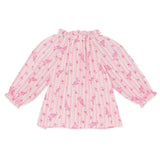 BONTON Floral Stripes Reina Baby Blouse