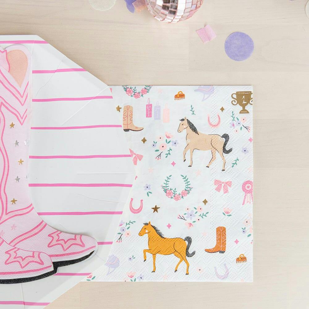Pastel Rodeo Large Napkins