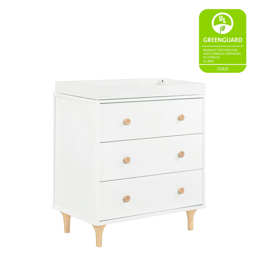 Lolly 3-Drawer Compact Changer Dresser with Removable Changing Tray (34")