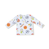 Sports Ball Friends - Long Sleeve Henley