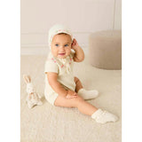 Wildflower Embroidered Knitted Romper in Cream (1-9mths)