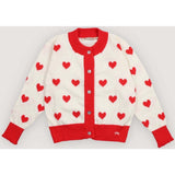 Maqui Cardigan Hearts Jacquard