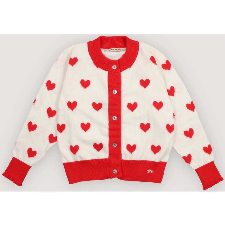 Maqui Cardigan Hearts Jacquard