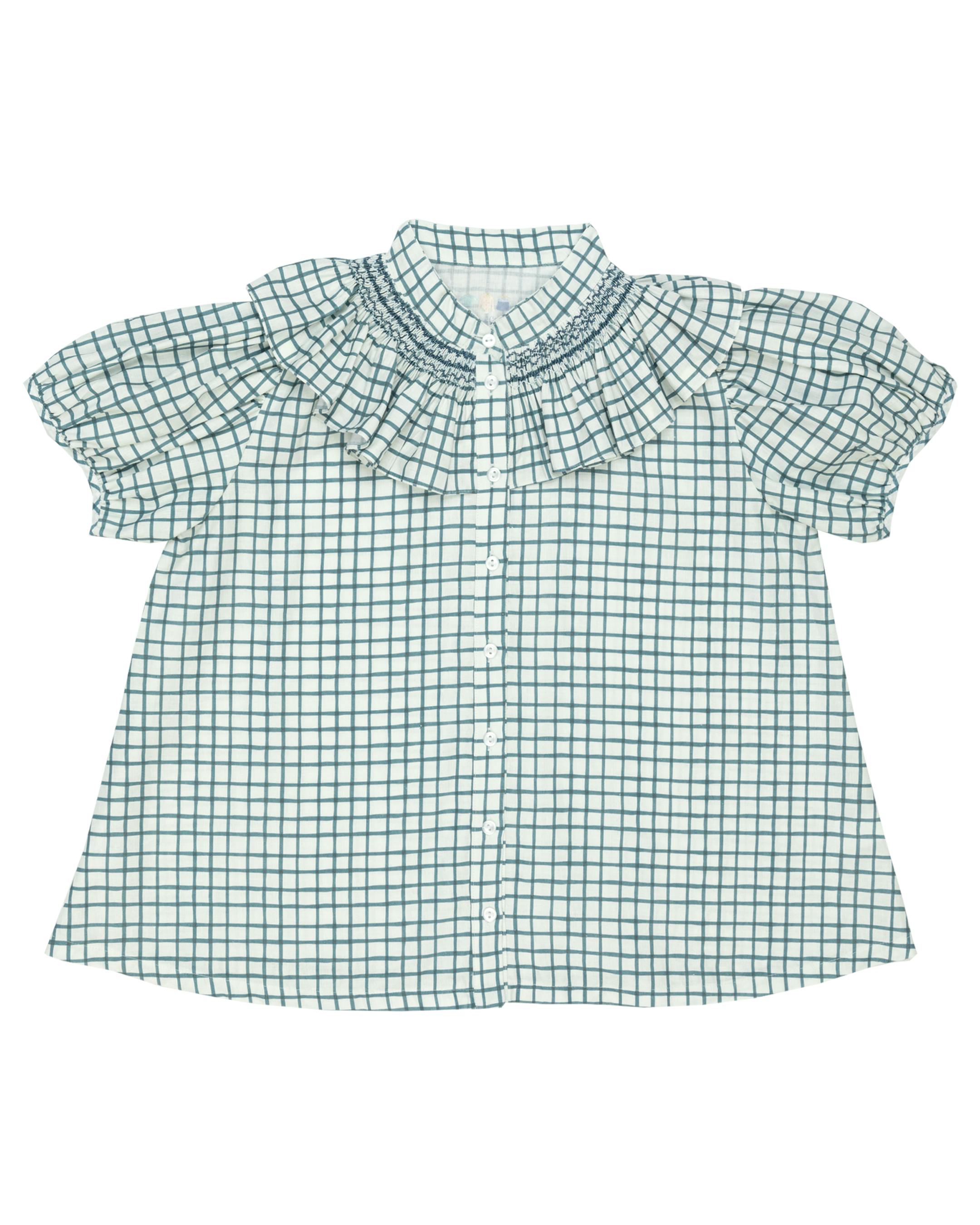 Womens Molly Anne Top in Thacker Plaid