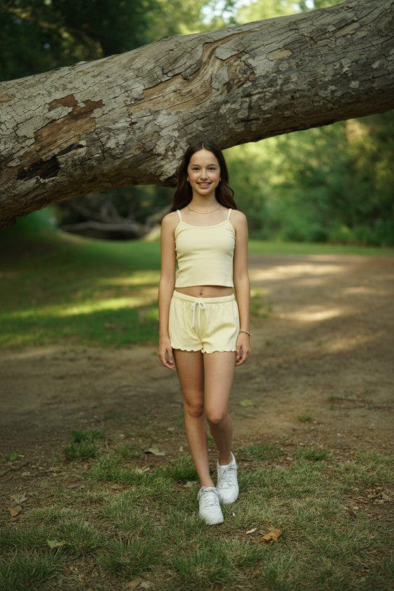 Girls Pointelle Cami Top