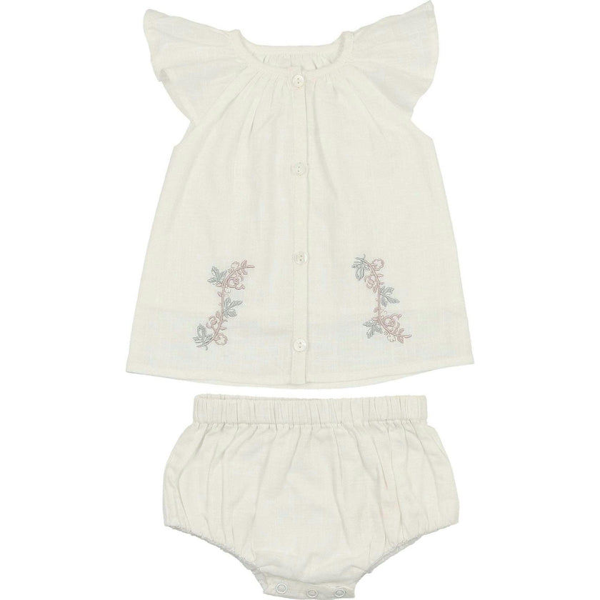 Delicate Floral Girls 2Pc Set