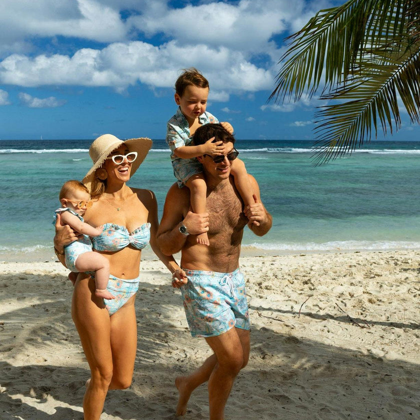 The BVIs - Girls Ruffle One Piece UPF 50+