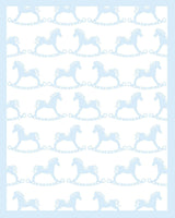 Rocking Horse Baby Blanket