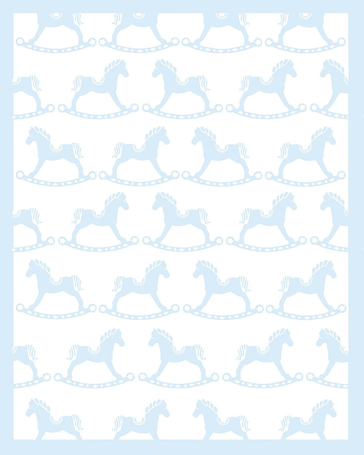 Rocking Horse Baby Blanket