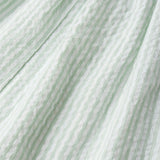 Organic Cross Back Dress - Basil Stripes