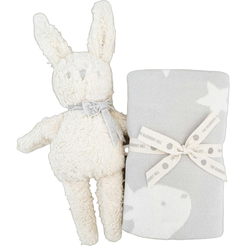 Star Moon Blanket Bunny Plush Toy Gift Set