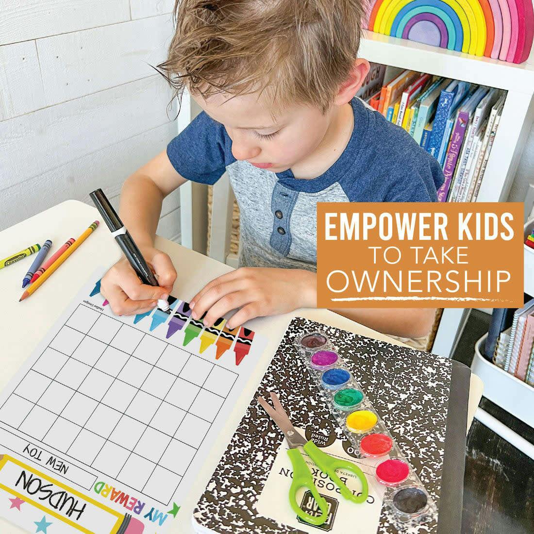 Video Game Kids Chore Chart