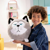 Hangry Petz: Cooper - 12" Grey & White Animal Plush