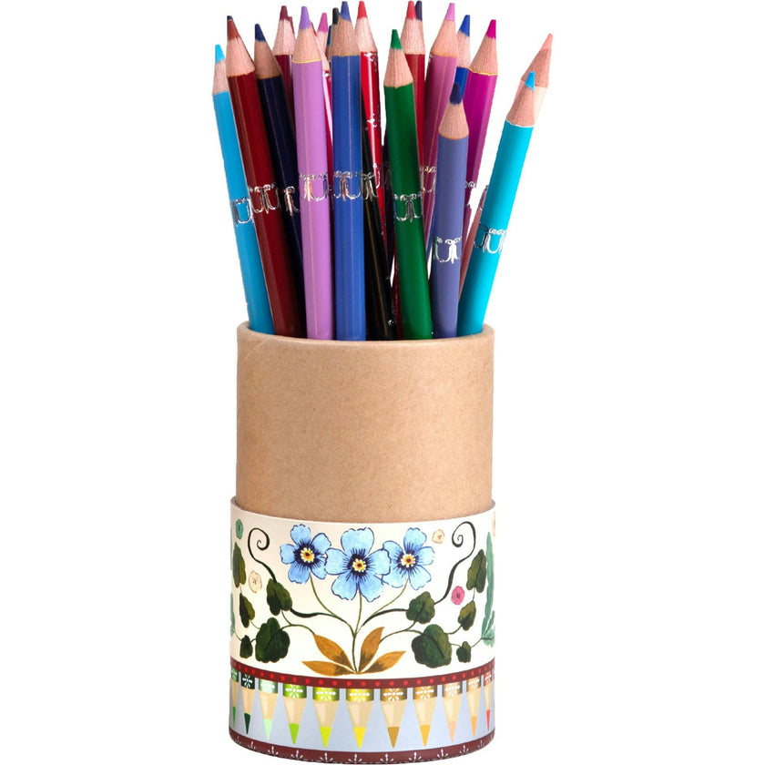 Piece&Love: Double-Sided Colored Pencils - Flora's - 25pc Set