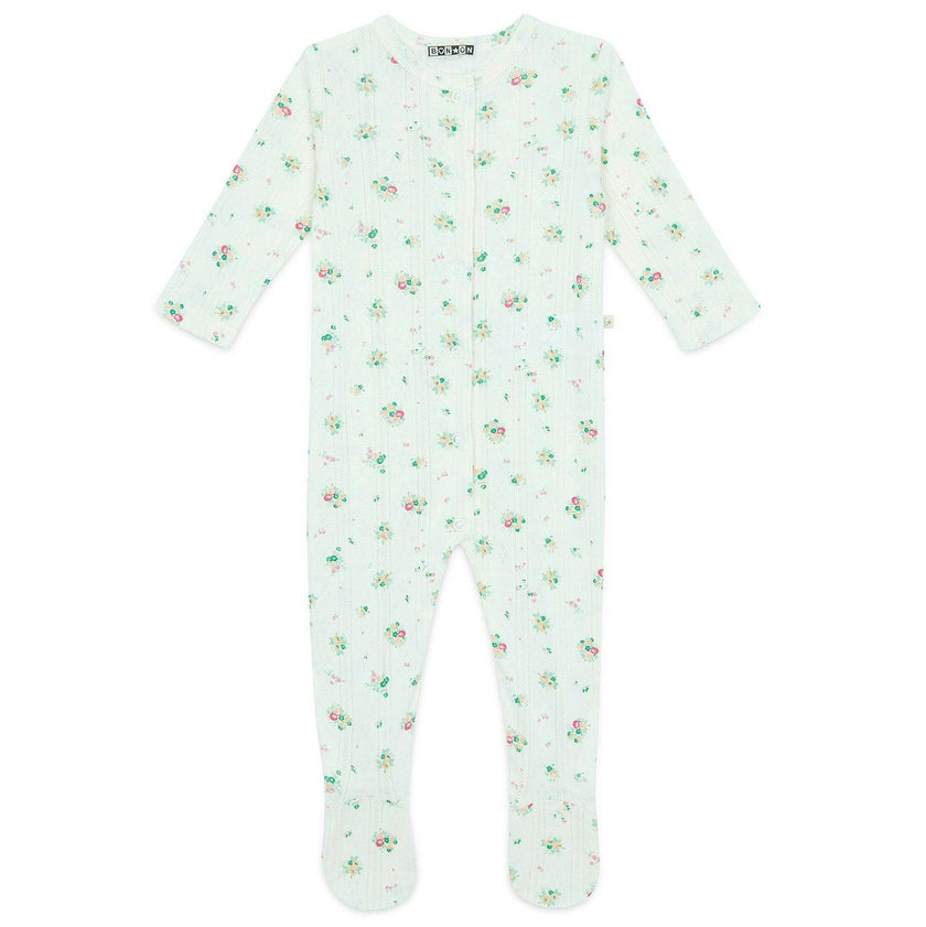 BONTON Coco Footie Pajamas - Bouquet Coco