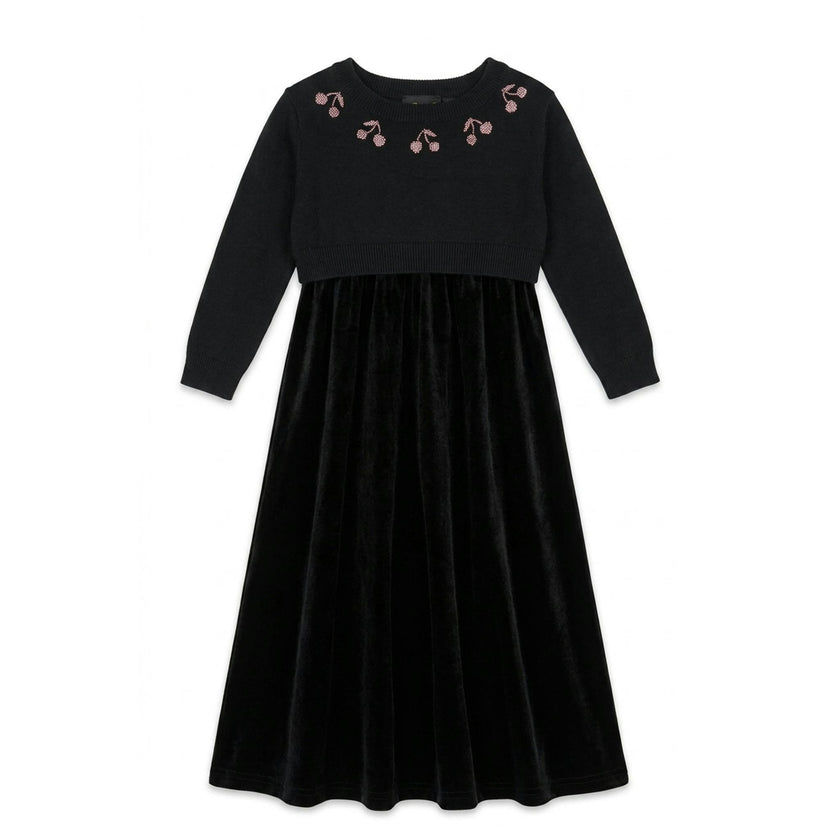 Cherry Embroidery Robe Set