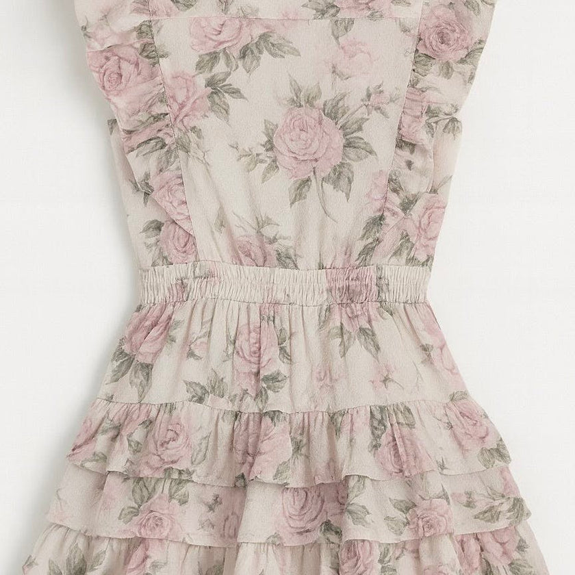 Gustavia Dress in Dusty Rose