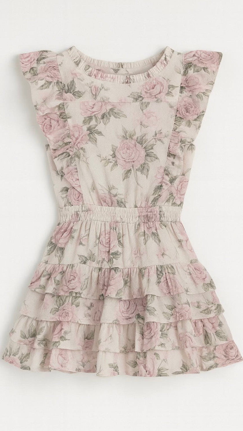 Gustavia Dress in Dusty Rose