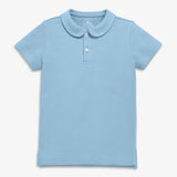 Kids short sleeve peter pan polo