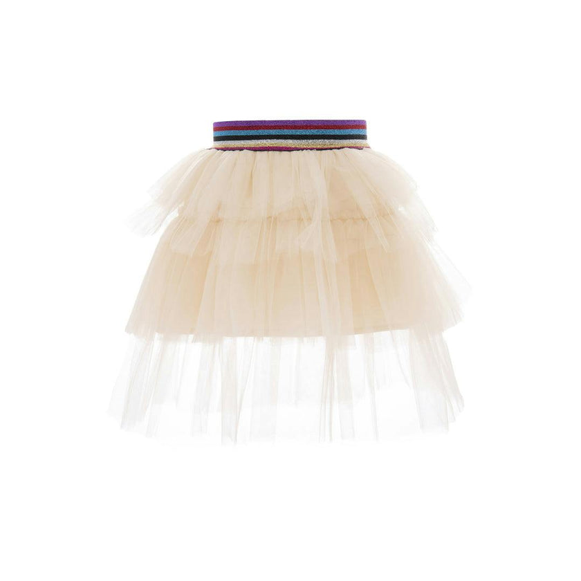 Cream MIDI Tutu Skirt