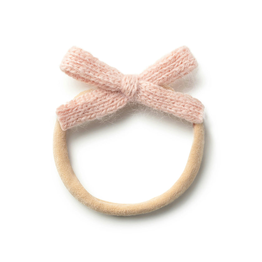 Halo Luxe Elegant Newborn Baby Girl Styling Kit - Premium Soft Fabric Accessories