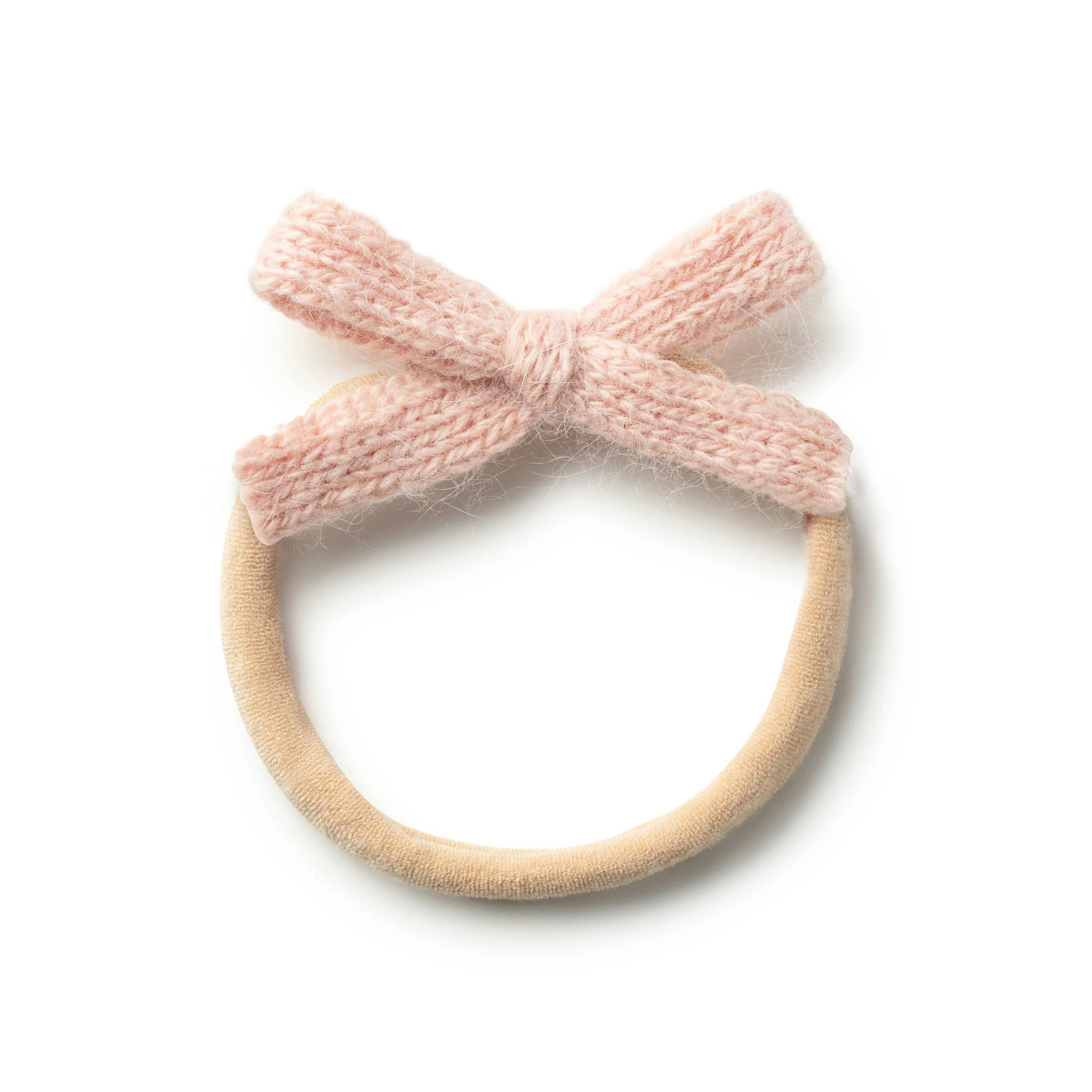 Halo Luxe Elegant Newborn Baby Girl Styling Kit - Premium Soft Fabric Accessories