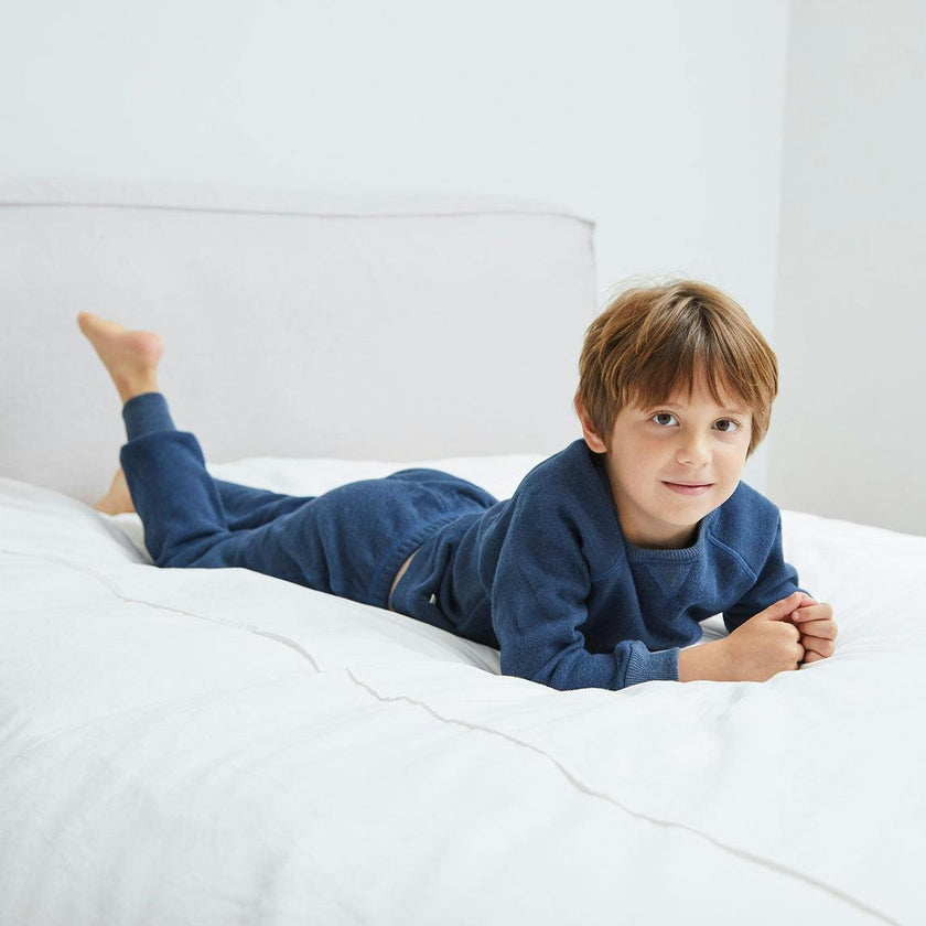 Heathered Vintage Sherpa Sweatshirt and Sweatpant Set