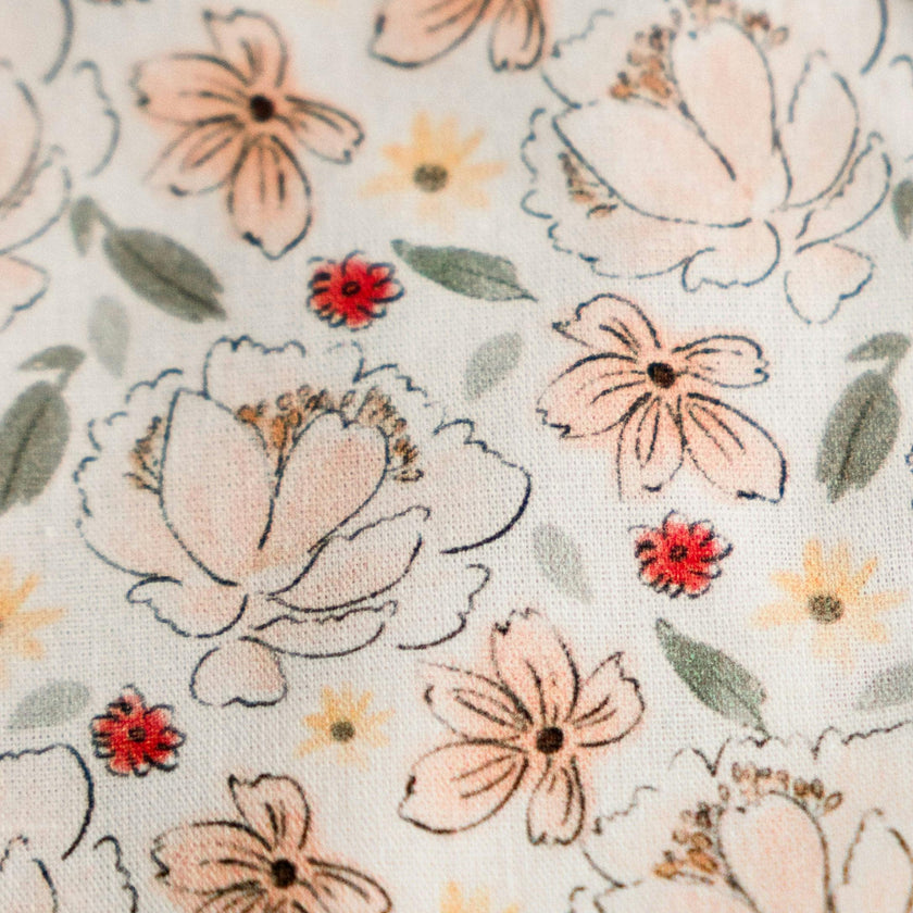 Primrose Garden Timeless Floral Ruffle Zipper