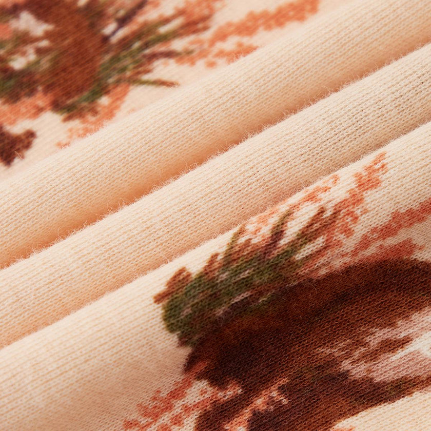 Floral Organic Cotton Dress & Legging Set