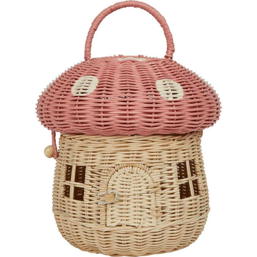 Rattan Mushroom Basket