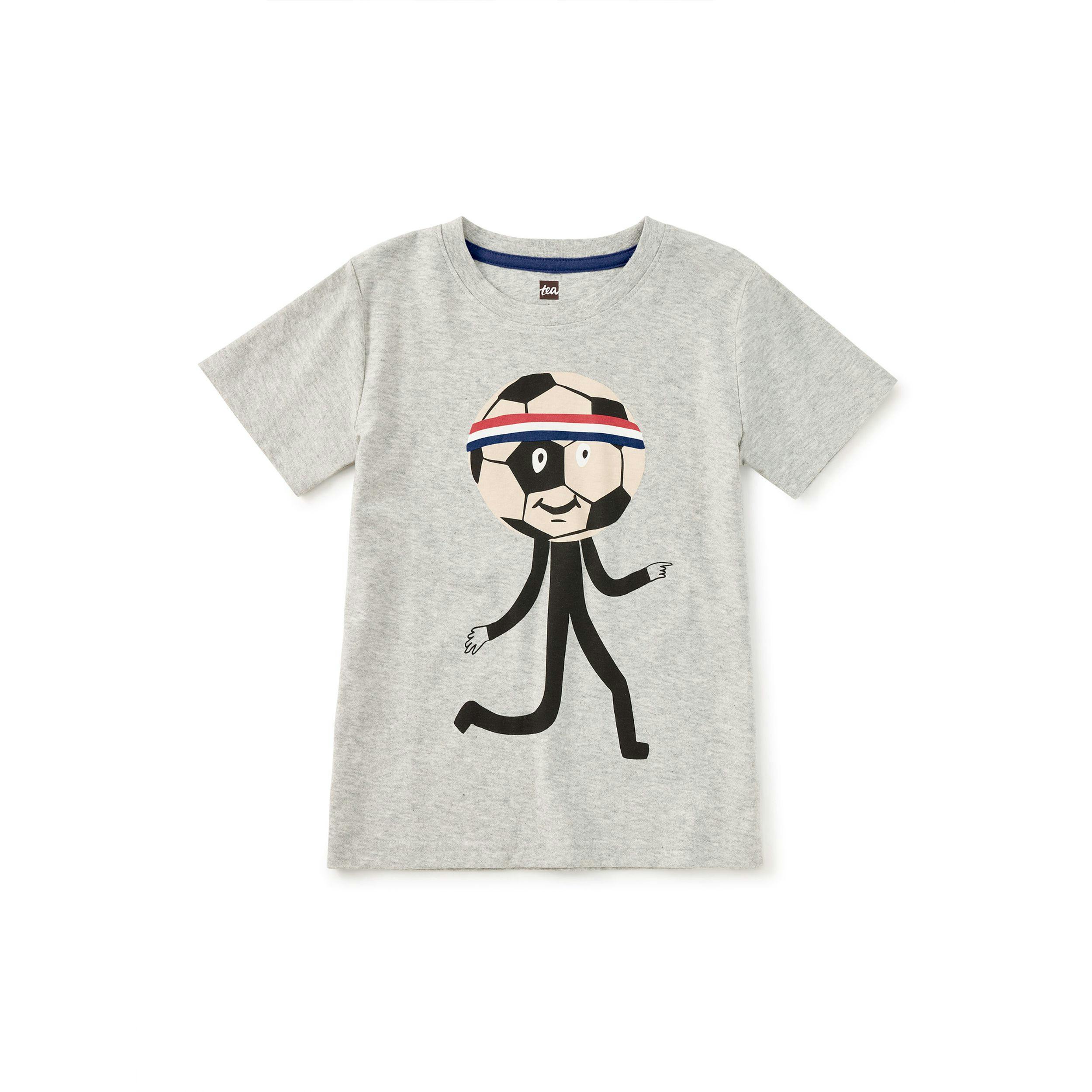 Head in the Game Graphic Tee, Med Heather Grey