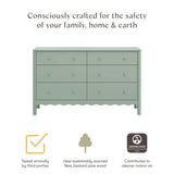 Swell 6-Drawer Wide Assembled Dresser (56")