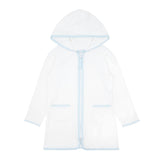 Unisex French Terry Hooded Coverup, White
