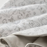QUINN Reversible Light Weight Quilted Baby Blanket
