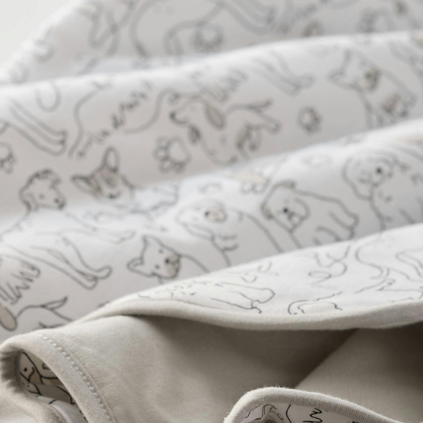 QUINN Reversible Light Weight Quilted Baby Blanket