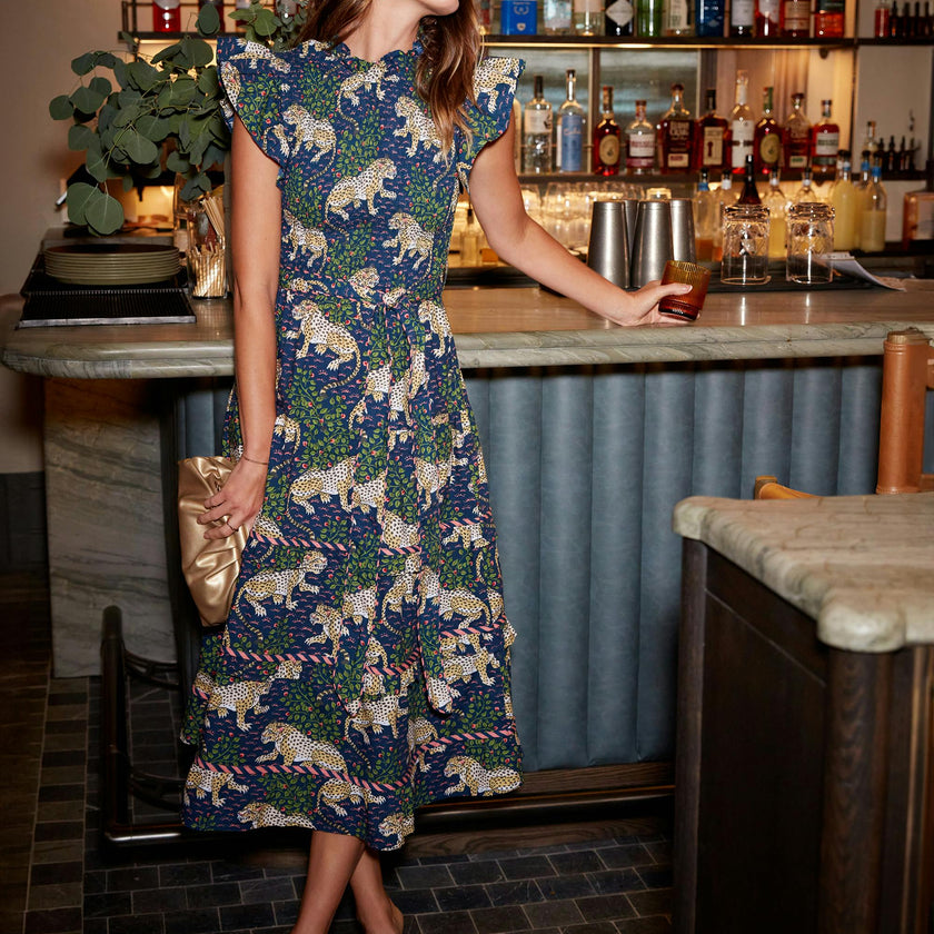 Bagheera - Ready to Ruffle Dress - Navy