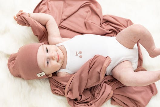 Bebe Bella Soft Stretch-Knit Hat