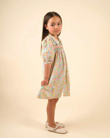 Jane Dress - Emma Floral Mint print