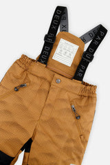Two Piece Play Snowsuit Brown And Black With Brown Pants
