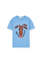 Dusty Blue Rooster T-shirt